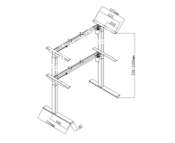 Spacetronik Elektryczny stelaż SPE-152B USB Czarny - 1153992 - zdjęcie 6